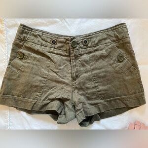 Sanctuary Green Cargo Shorts